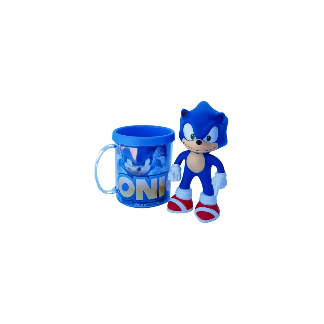 Copo Caneca Sonic com Personagem Sonic Vermelho de Plástico, Canequinha  Sonic Nunca Usado 84392849