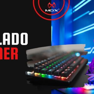 TECLADO GAMER MECÂNICO RGB LED  - MOX GK600 - Imagem 2