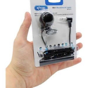 MICROFONE DE LAPELA - KNUP - COM PRENDEDOR - Imagem 2