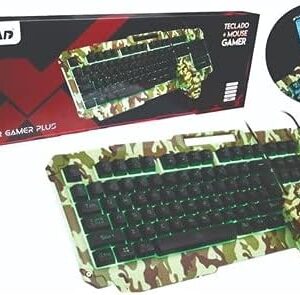 Kit Teclado Gamer Xtrad Mouse Gamer Teclado Com Led Hk8400 - Imagem 1