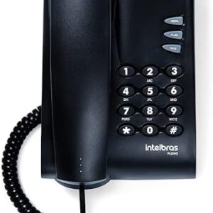 TELEFONE PLENO COM FIO INTELBRAS PRETO