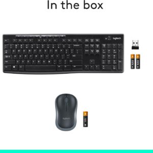 COMBO TECLADO E MOUSE LOGITECH MK270 SEM FIO - Imagem 5