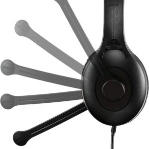 HEADSET EDIFIER K800 USB PRETO - Imagem 5