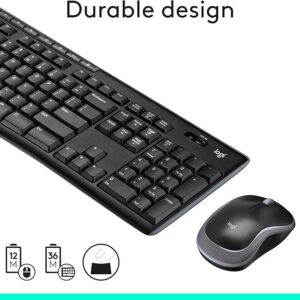COMBO TECLADO E MOUSE LOGITECH MK270 SEM FIO - Imagem 2