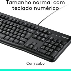 COMBO TECLADO E MOUSE MK120 LOGITECH COM FIO - Imagem 3
