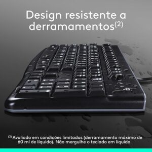 COMBO TECLADO E MOUSE MK120 LOGITECH COM FIO - Imagem 2