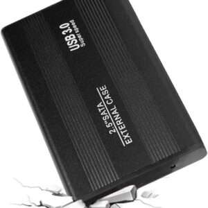 Case para HD 2.5" SATA USB 3.0 – Gaveta para HD de Notebook – Compatível com notebooks PCs - Imagem 1