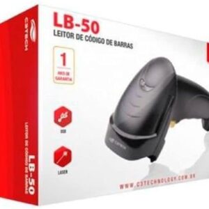 Leitor De Código De Barras Com Suporte C3tech Lb-50bk Usb - Imagem 1